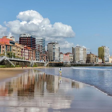 El Primero De Steven - Pegado A Playa De San Lorenzo - Vut-2243-As Gijón Kültér fotó